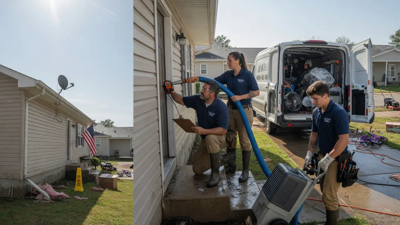 Ceiling Water Damage Restoration in Gardendale, TX near me
